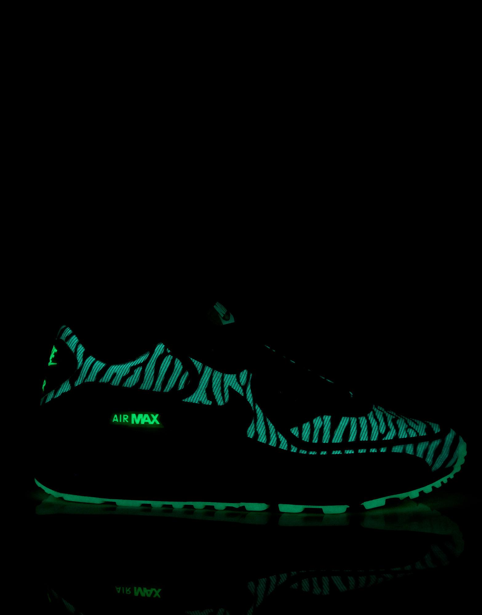 Nike Air Max 90 Premium Tape Glow in the Dark Black Lab Green